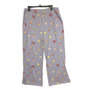 SIMPLE PLEASURES WIDE‎ LEG PRINTED LOUNGE WEAR LG NEW WITH TAG